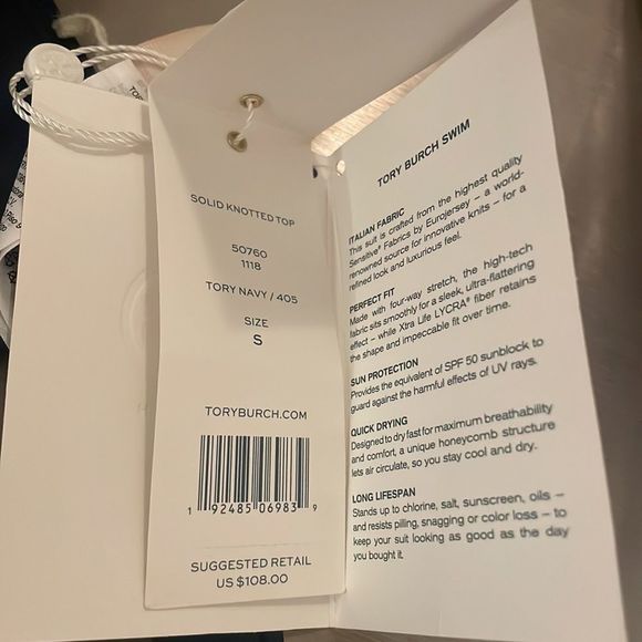 NWT Tory Burch Bikini Top, S - Picture 5 of 5